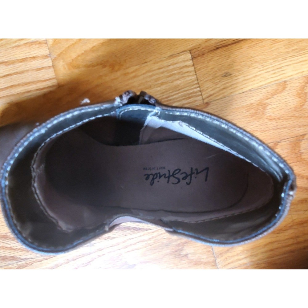 Life Stride Brown Wedge Heels Size 8.5 - Picture 4 of 7